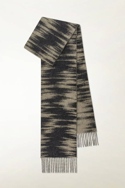 Sciarpa ikat Alpaca e Lana