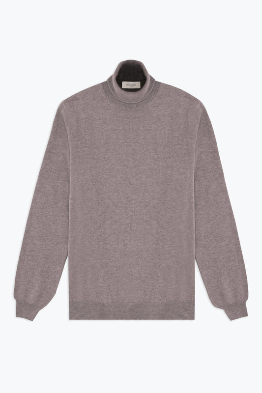 HAZELNUT CASHMERE TURTLENECK