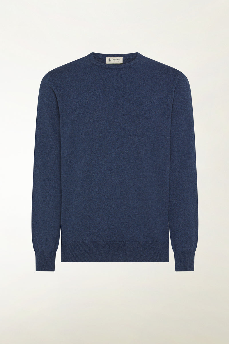 Air force blue cashmere crewneck