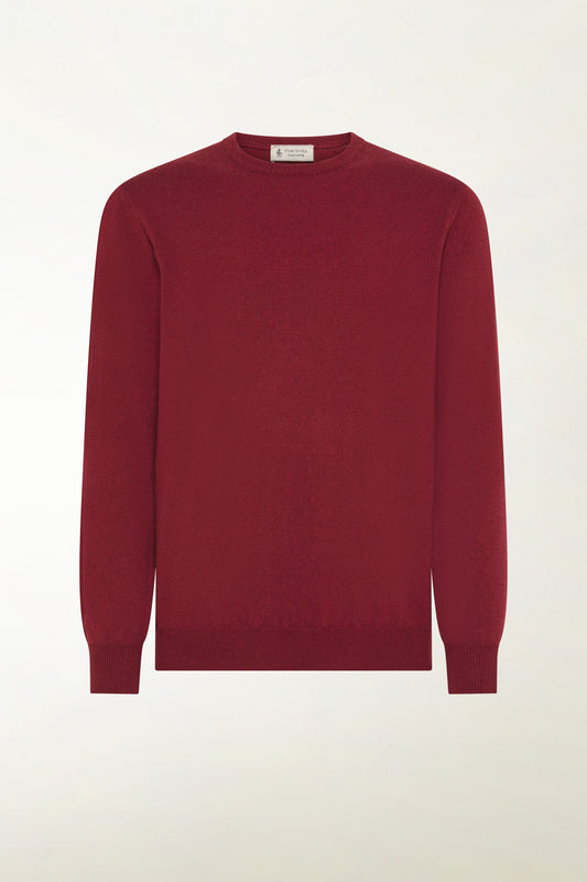 Burgundy cashmere crewneck