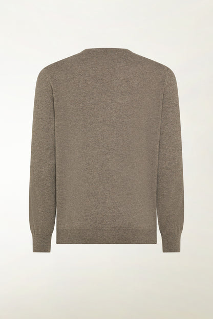 GIROCOLLO IN CASHMERE NOCCIOLA