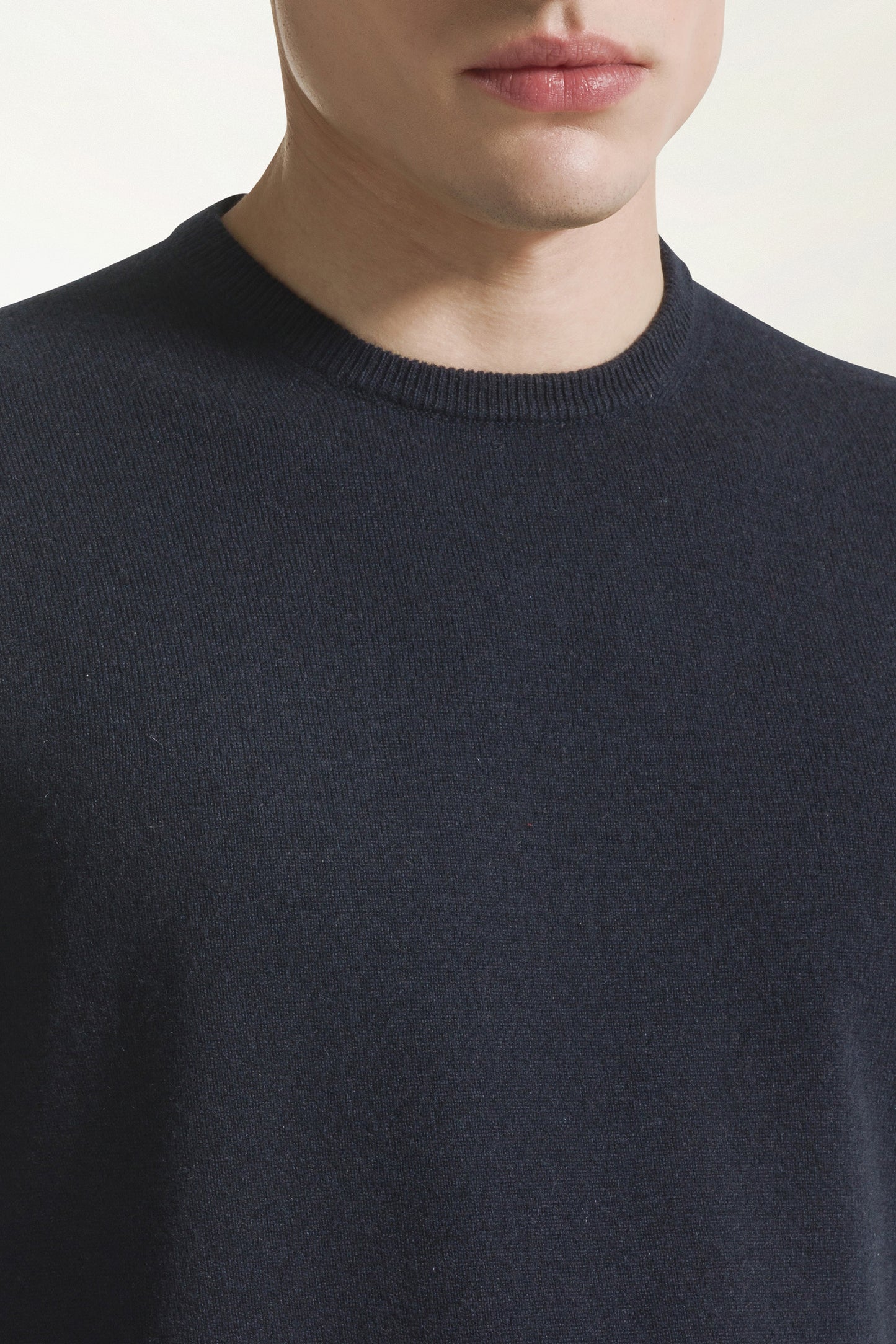 Blue cashmere crewneck