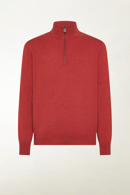 LUPETTO ZIP ROSSO
