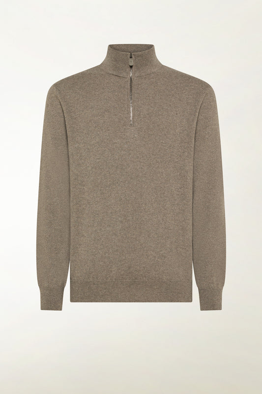 LUPETTO ZIP NOCCIOLA