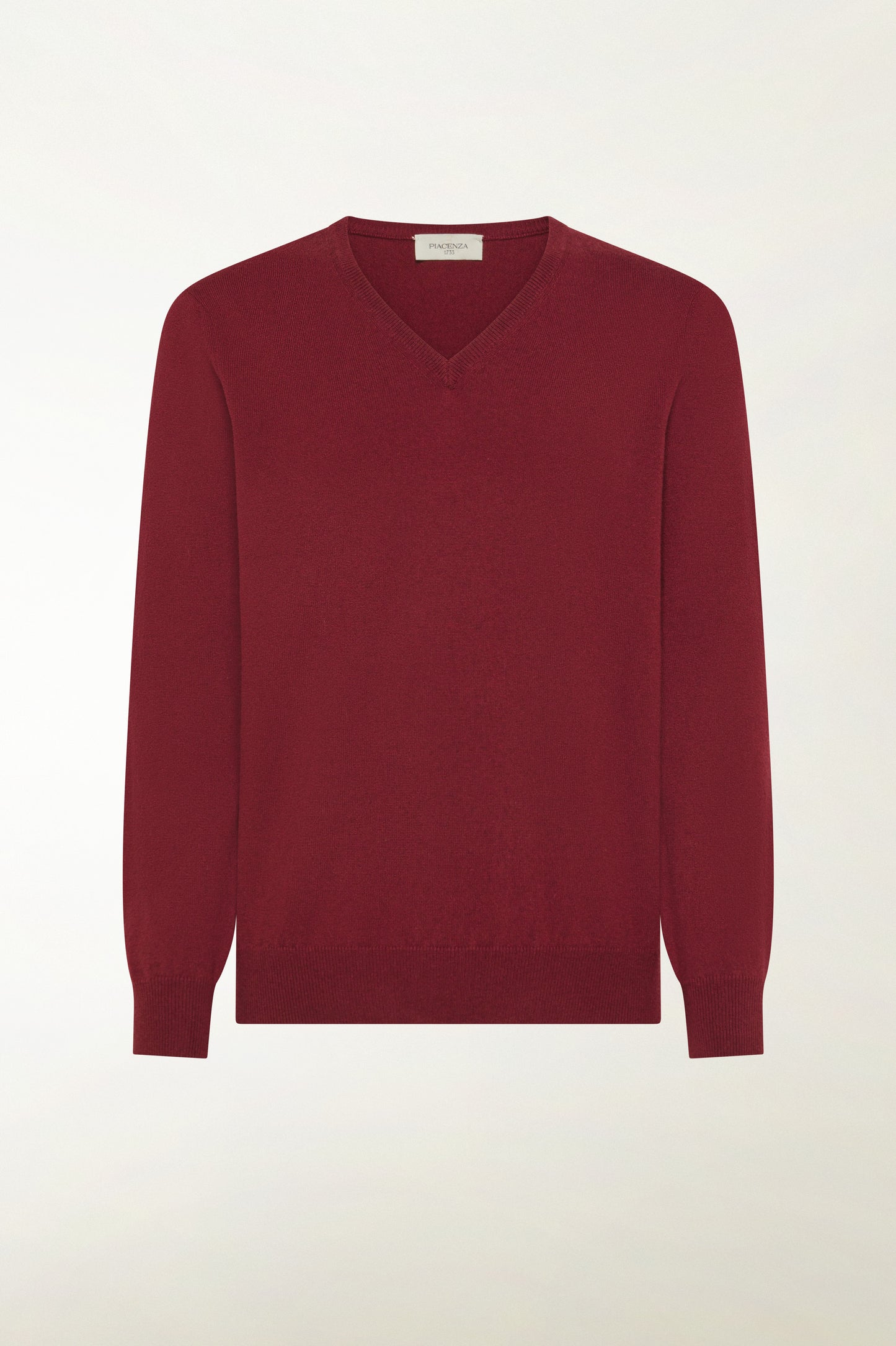 V-NECK BURGUNDY