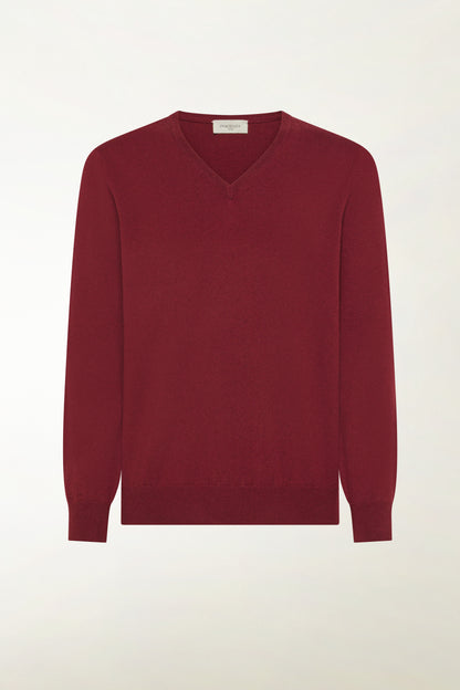V-NECK BURGUNDY