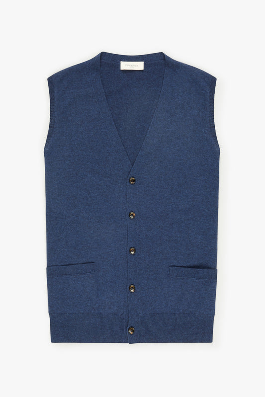 Air Force Cashmere Buttoned Vest - Iconic | PIACENZA 1733