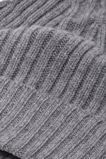 Berretto in Cashmere grigio
