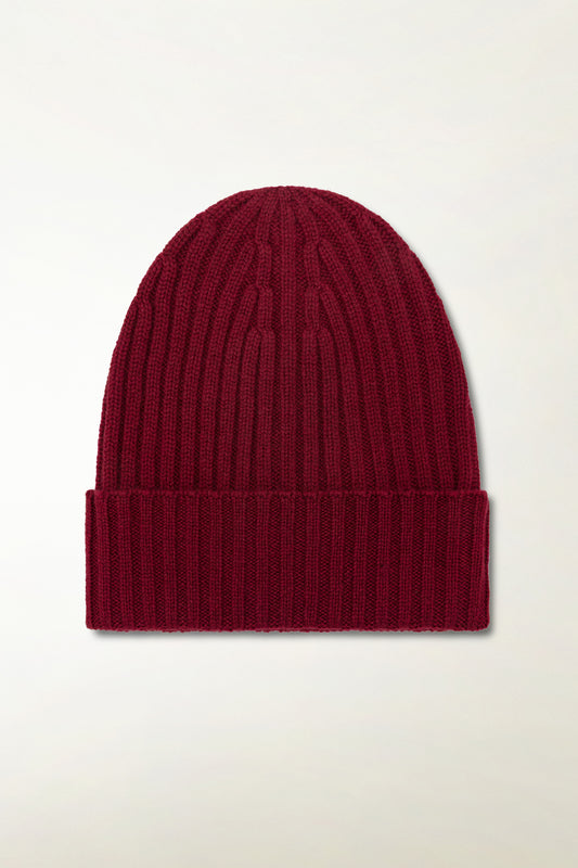 Burgundy Cashmere Beanie