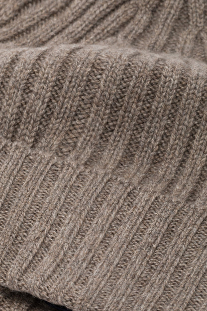 Berretto in Cashmere nocciola