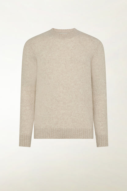 Girocollo in cashmere e seta naturale
