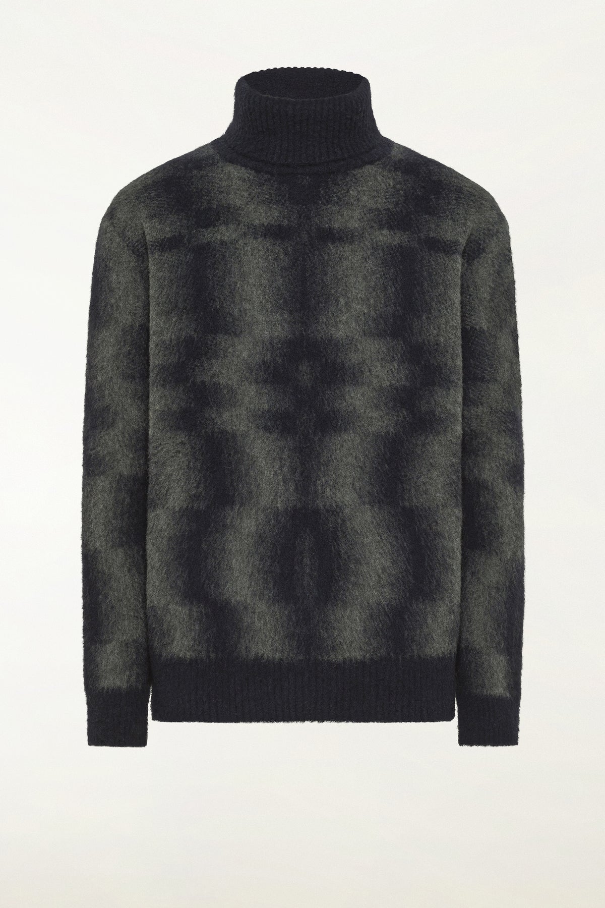 Navy blue wool turtleneck | PIACENZA 1733