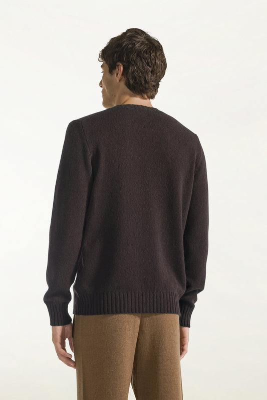 Girocollo in cashmere color marrone - Nuovi arrivi cashmere | PIACENZA 1733