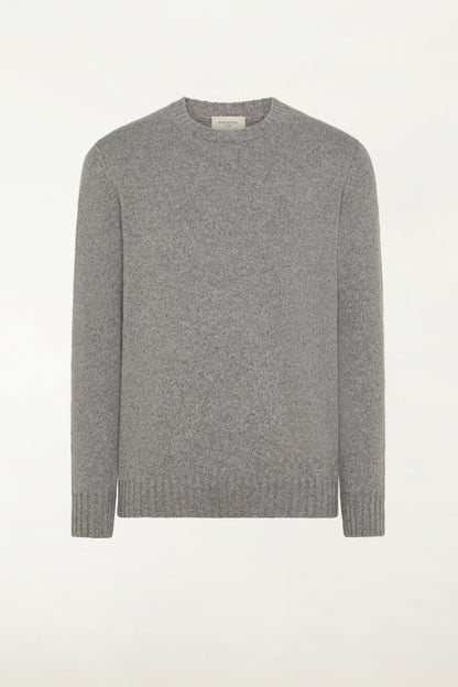 Girocollo in cashmere color grigio | PIACENZA 1733