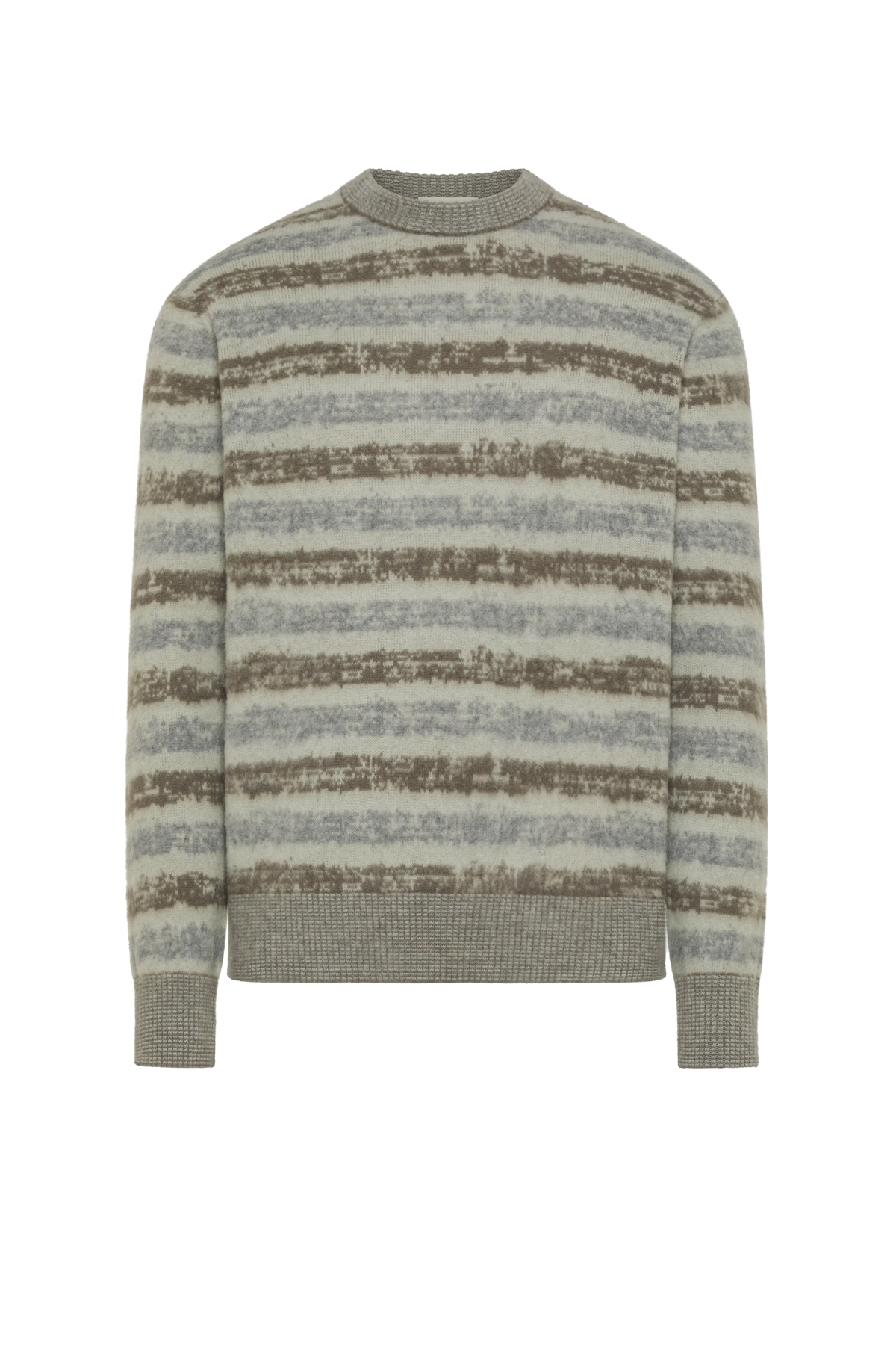 Girocollo in lana color grigio