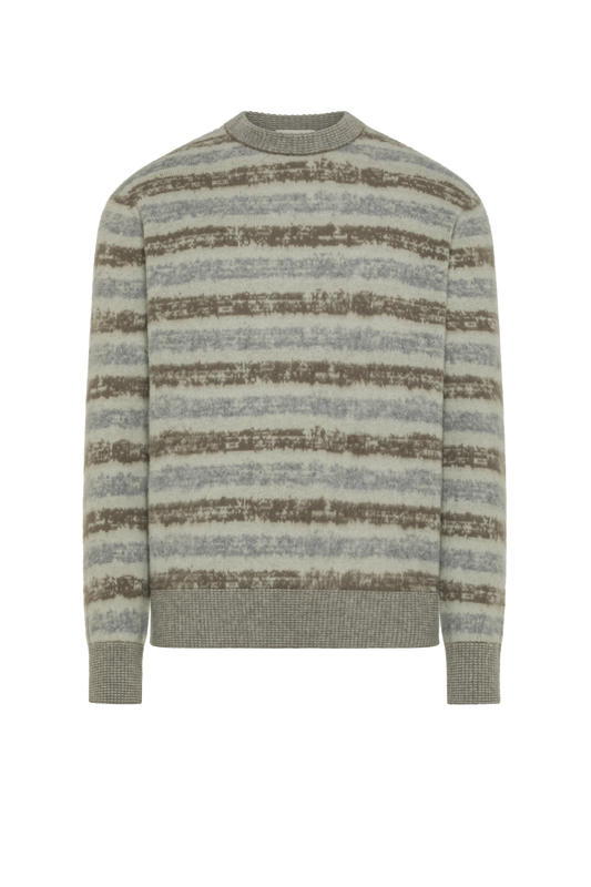 Girocollo in lana color grigio - Maglieria in Lana Uomo | PIACENZA 1733