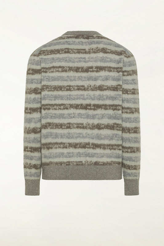 Grey wool crew neck - New Arrivals FW26 | PIACENZA 1733