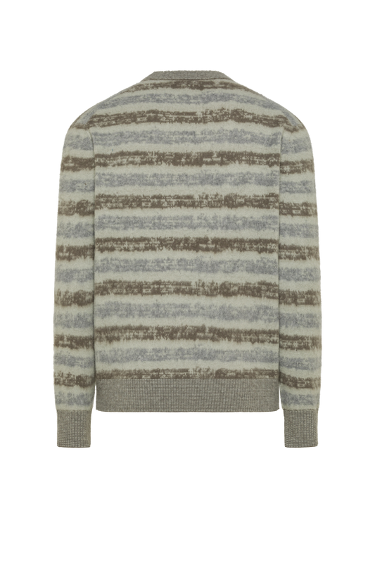 Girocollo in lana color grigio - Maglieria in Lana Uomo | PIACENZA 1733