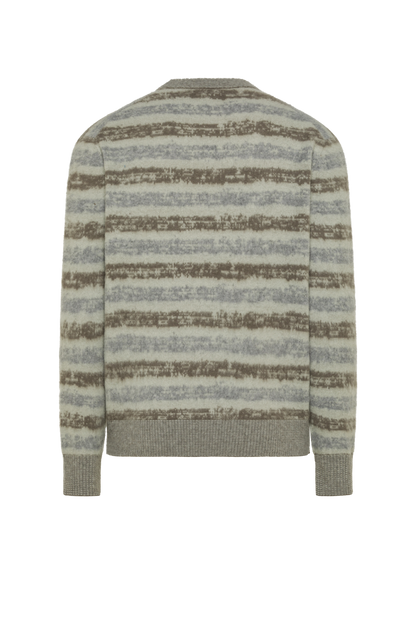 Girocollo in lana color grigio | PIACENZA 1733