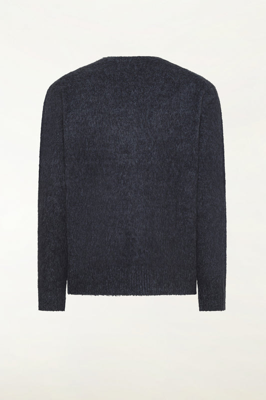 Girocollo in cashmere color blu - Nuovi arrivi cashmere | PIACENZA 1733