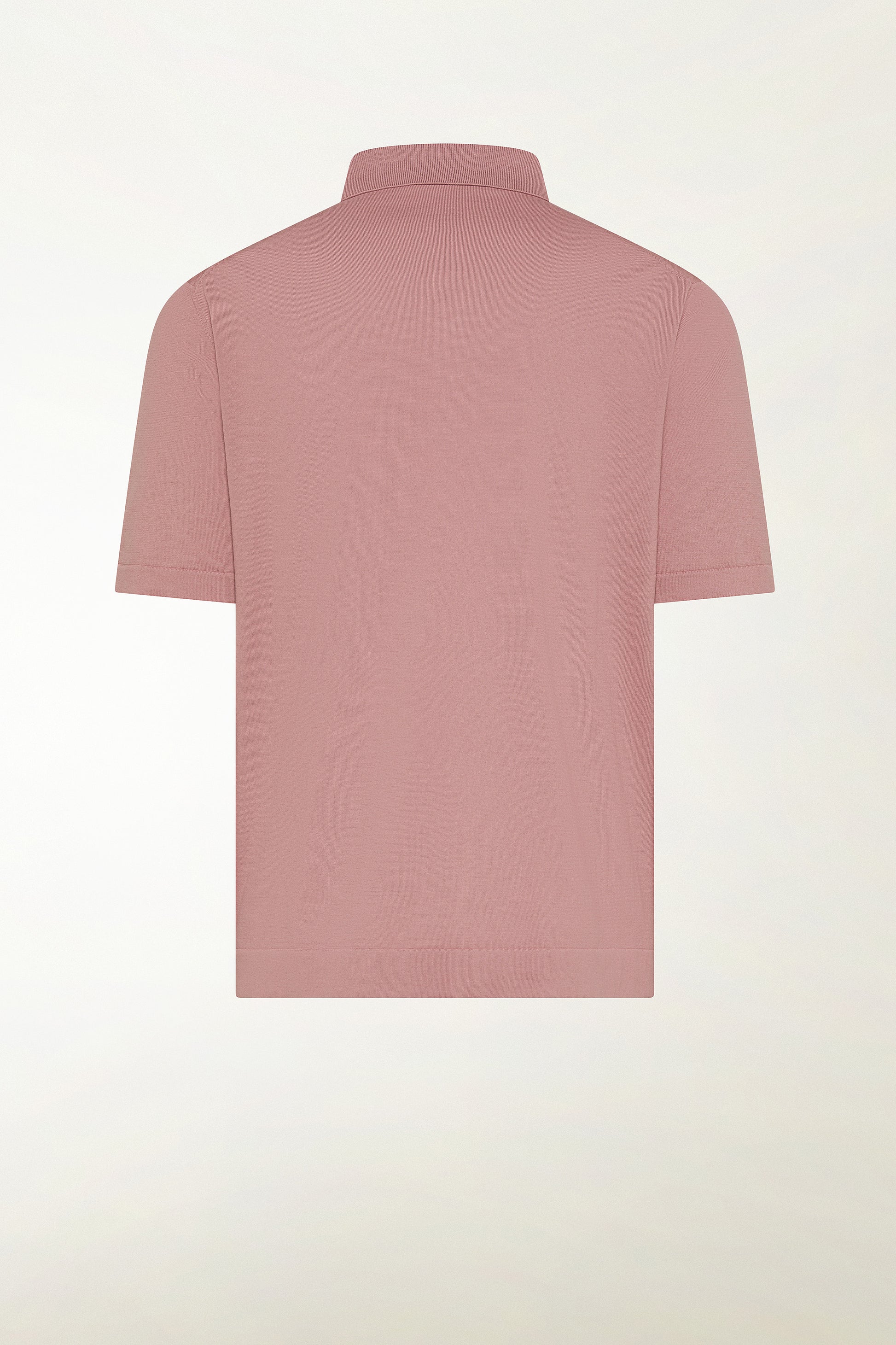 Antique pink cotton polo shirt | PIACENZA 1733
