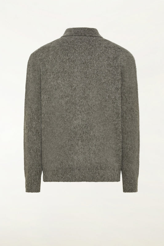 Grey cashmere shirt - Men's Cashmere Knitwear | PIACENZA 1733