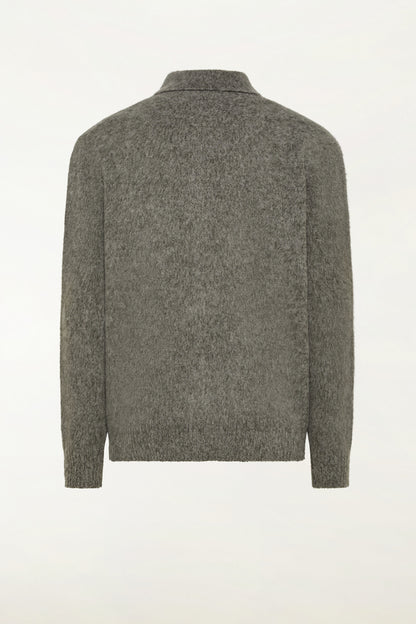 Grey cashmere shirt | PIACENZA 1733