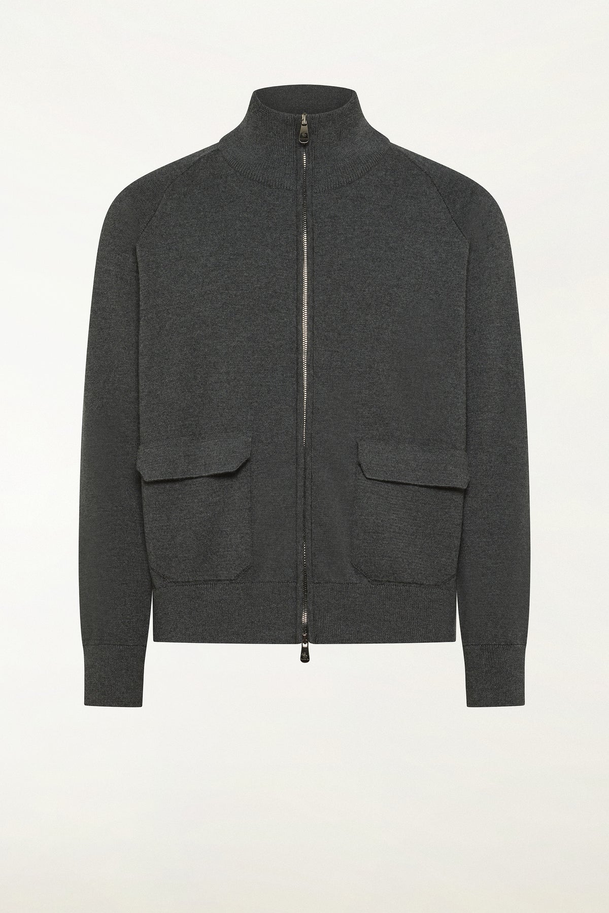 Anthracite wool bomber jacket | PIACENZA 1733