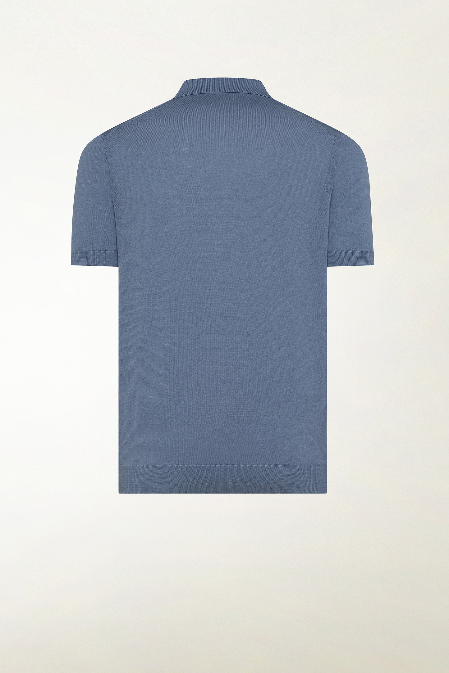 Jeans blue cotton polo shirt