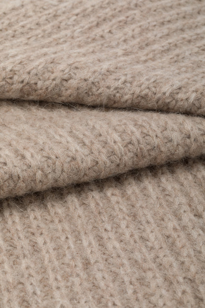Baby alpaca and natural wool scarf | PIACENZA 1733