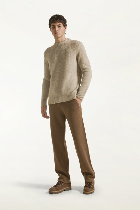 Pantalone in lana color vicuña - nuovi arrivi HP | PIACENZA 1733