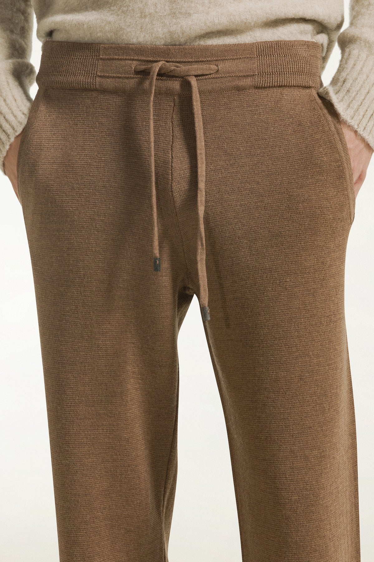 Pantalone in lana color vicuña | PIACENZA 1733