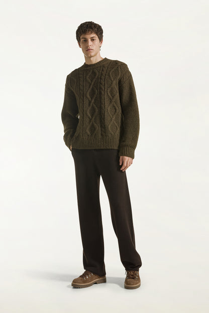 Pantalone in lana color marrone | PIACENZA 1733