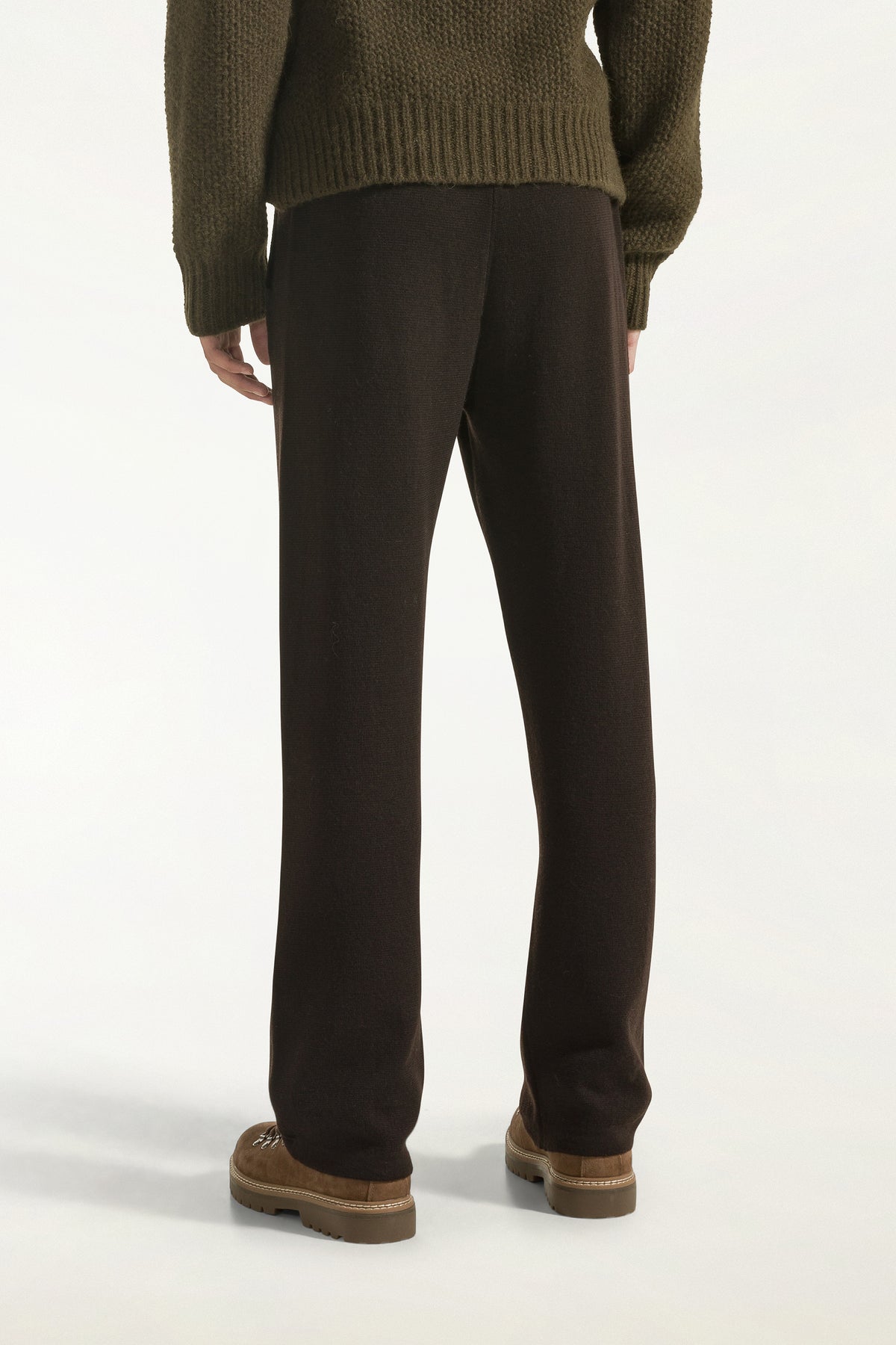 Pantalone in lana color marrone