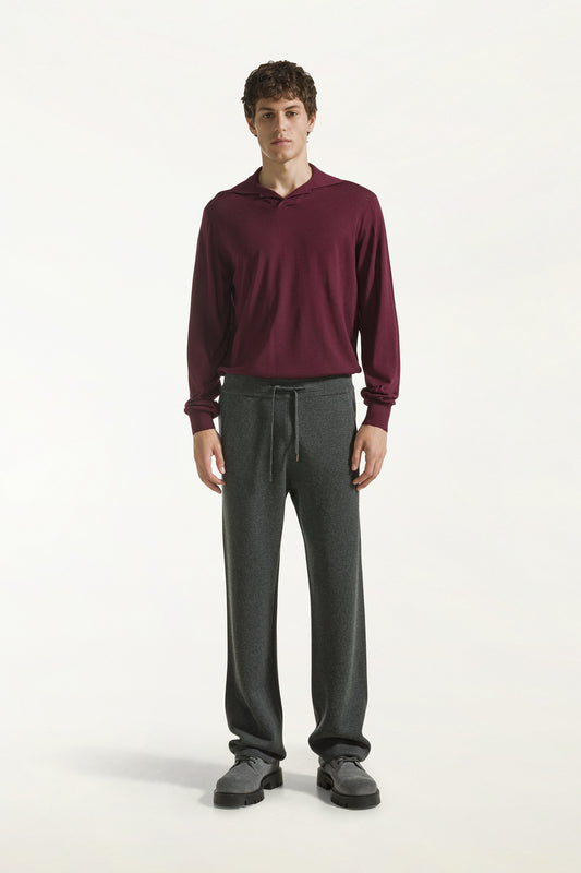 Charcoal wool trousers - new HP arrivals | PIACENZA 1733