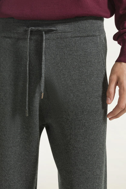 Charcoal wool trousers | PIACENZA 1733