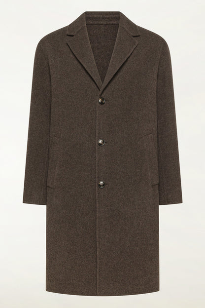 Brown cashmere coat | PIACENZA 1733