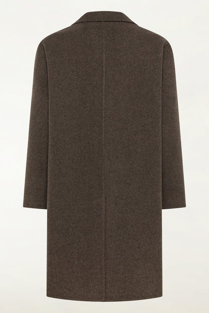 Brown cashmere coat | PIACENZA 1733