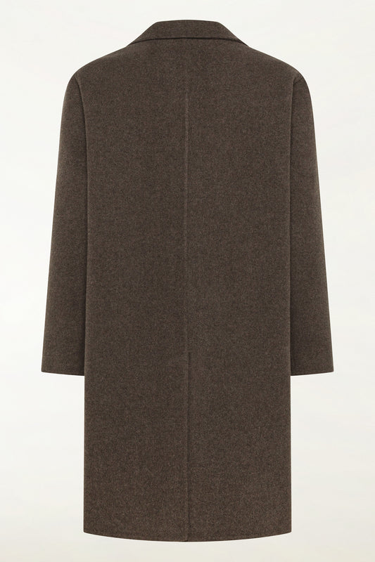 Brown cashmere coat - Men's Outerwear | PIACENZA 1733