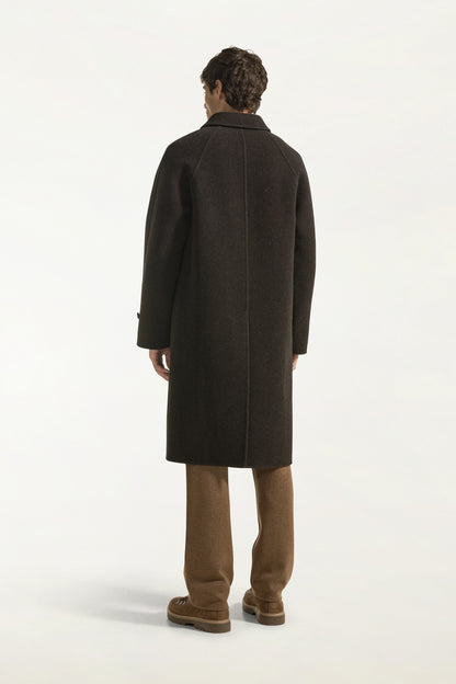 Brown wool coat | PIACENZA 1733