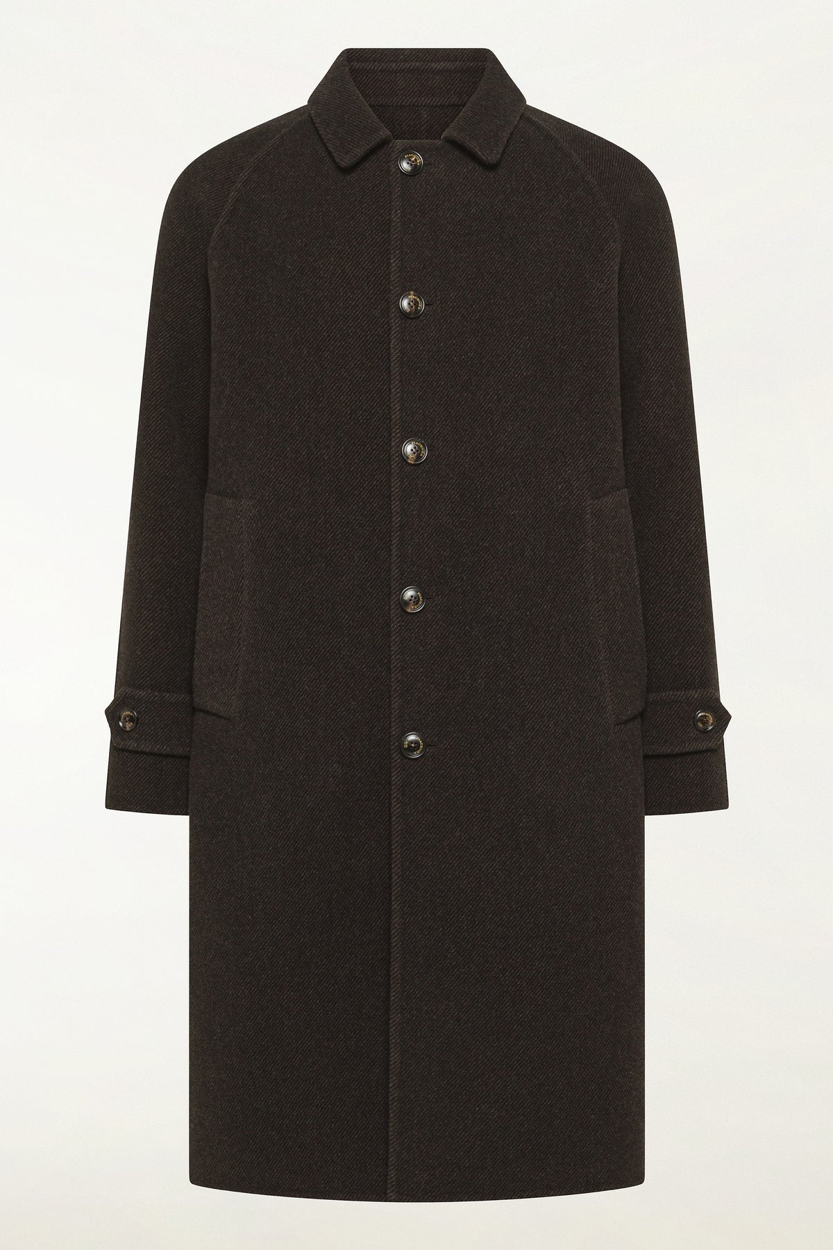 Brown wool coat