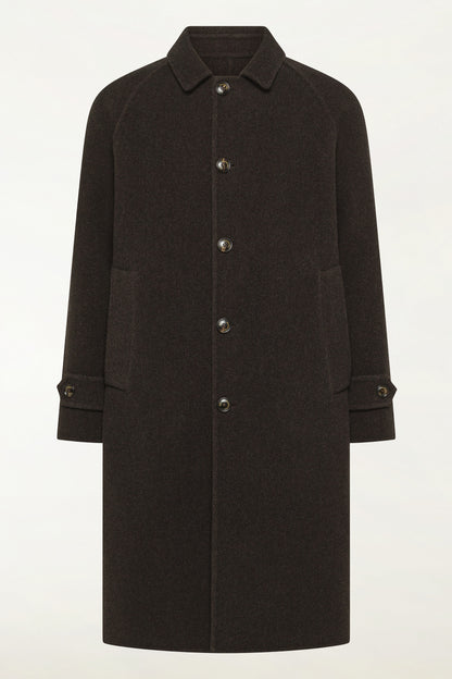Brown wool coat | PIACENZA 1733