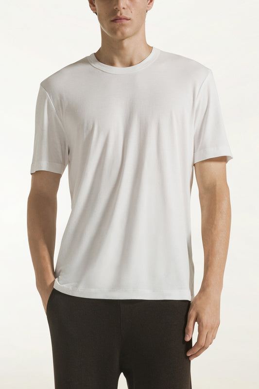 White cotton T-shirt - Supersense | PIACENZA 1733