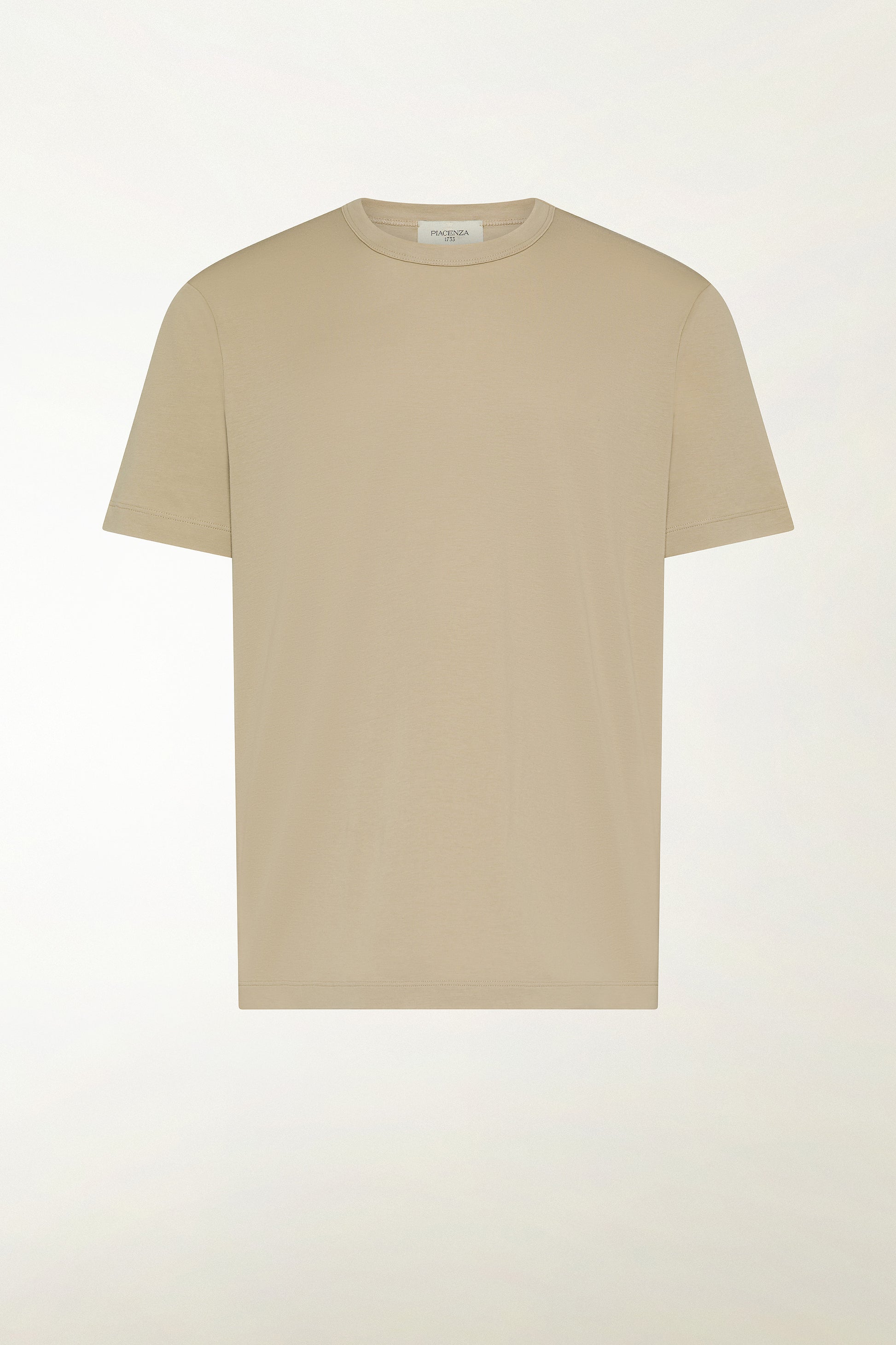 T-shirt in cotone color beige | PIACENZA 1733