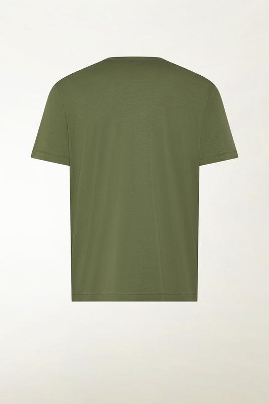 T-shirt in cotone color verde - Abbigliamento Ready-to-Wear Uomo | PIACENZA 1733