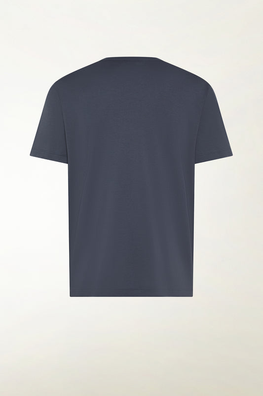 T-shirt in cotone color blu - Abbigliamento Ready-to-Wear Uomo | PIACENZA 1733